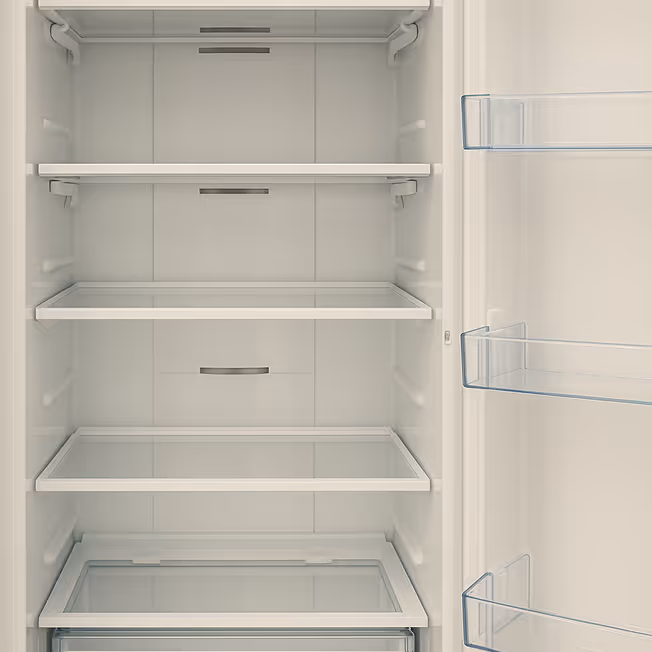 A white refrigerator